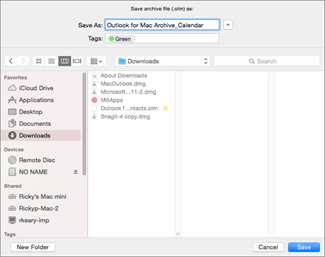Outlook 2016 database location mac os